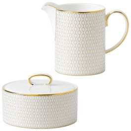 Wedgwood Set Azucarero y Lechera Arris-Gio Gold Bone China/New Bone China Precio: 126.50000055. SKU: B1CW2H8A8J