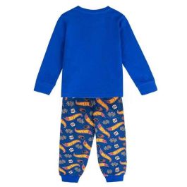 Cerdá Pijama largo Hot Wheels 4 años single jersey azul