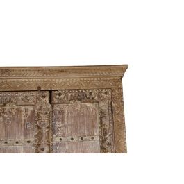DKD Home Decor Armario de Teca Natural con 2 Puertas, 2 Cajones y 3 Estanterías, 51 x 216 x 122 cm DKD Home Decor Armario de Teca Natural con 2 Puertas, 2 Cajones y 3 Estanterías, 51 x 216 x 122 cm
