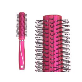 Cepillo para Cabello Rizo Fucsia Siliconado Berilo - 4x24x4 cm (24 Unidades)