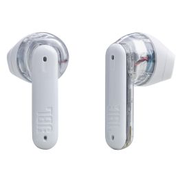 JBL Tune Flex True Wireless Auriculares Intrauditivos con Cancelación Activa de Ruido (ANC), Bluetooth 5.2, IPX4, Blanco Fantasma