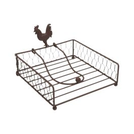 Servilletero Versa Metal Acero 18,5 X 12 X 18,5 CM