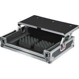 Gator Flightcase Controlador Pequeño Gtour Compatible con Numark Mixtrack Quad, Pioneer DDJ-SB, Denon DN-MC6000 MK2, Akai MPK249, J Audio Encore 2000
