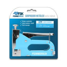 Grapadora Profesional Ferrestock Nº 53 6-14 mm Azul