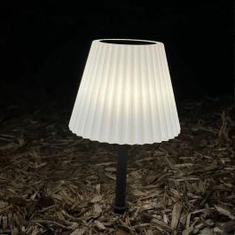 Lumisky BOUFFANT Lámpara de Mesa Solar 2 en 1 para Plantar o Colocar, H62 cm, LED Blanco Regulable, Estructura Metálica