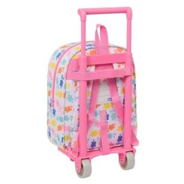 Safta Mochila 232+carro 805 Peppa Pig "Baby Pig" 22x27x10cm con Carro para Niños de 3 Años+