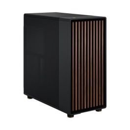 Fractal Design FD-C-NOR1X-01 Carcasa Midi Tower PC Negro Carbón Vegetal, Compatible con ATX, 3 Ventiladores 140mm, Gestión de Cables