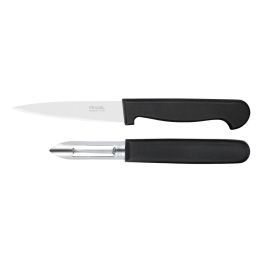 Pradel Pelador y Cuchillo Polypro de 20 cm, Set de 2 Piezas Negro Mate Metal | Higiénico, Ecológico y Apto para Lavavajillas Precio: 1.49999949. SKU: S2701304