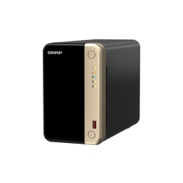 QNAP TS-264 NAS Torre Ethernet Negro, Oro N5095