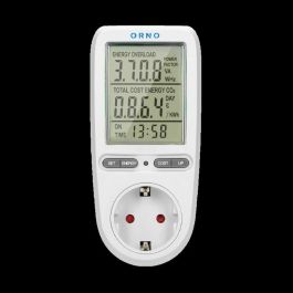 ORNO OR-WAT-435 Voltímetro Calculadora de Energía con Pantalla LCD Schuko