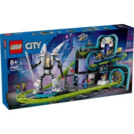 LEGO 60421 City Robot World Parque de Atracciones, Juego de Construcción para Niños 8+ años