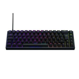 The G-Lab THE3760162051872 Teclado Gaming KEYZ TITAN Mecánico Interruptor Rojo RGB con Cable Negro