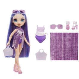 Rainbow High LIT0035051507314 Swim & Style Muñeca Maniquí Articulada Violeta 27 cm Bañador y Pareo para Niñas +4 Años Rainbow High LIT0035051507314 Swim & Style Muñeca Maniquí Articulada Violeta 27 cm Bañador y Pareo para Niñas +4 Años