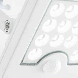 Brilliant BRI4004353437786 Aplique de Exterior Luton LED Solar con detector de movimiento, 4W, Blanco, Plástico y metal Brilliant BRI4004353437786 Aplique de Exterior Luton LED Solar con detector de movimiento, 4W, Blanco, Plástico y metal