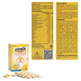 Leotron Vitamina Comprimidos 60 Unidades Jalea Real Coenzima Q10 12 Vitaminas 11 Minerales
