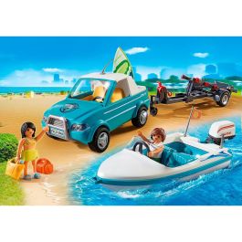 Playmobil Pick Up Con Lancha Summer Fun 71589