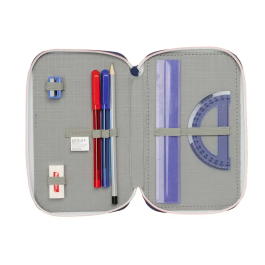 Portatodo F.C. Barcelona Azul marino 12,5 x 19,5 x 5,5 cm 37 Piezas