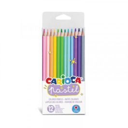 Carioca Lápices De Colores Pastel Surtidos Estuche 12 Ud