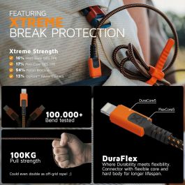 Cable USB Xtorm CXX2002 Naranja
