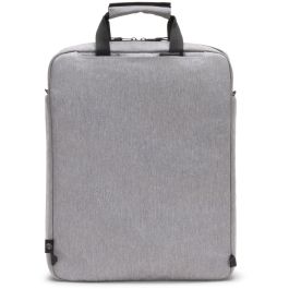 DICOTA Eco MOTION Tote Bag para Portátiles 13-15.6" Gris Claro de Poliéster Reciclado con Compartimento para Tablet y Asa