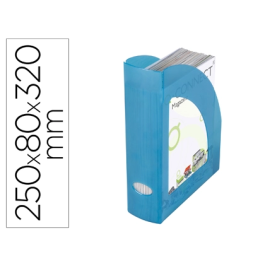 Q-connect Revistero Plástico Azul Translucido 250 x 320 x 80 mm Precio: 4.79000038. SKU: B1CSLHZGHR