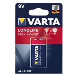 Pila varta long life max power 9v - 6lr61 (blister 1 unid.) 26,5x17,5x48,5mm Precio: 3.50000002. SKU: S7902165