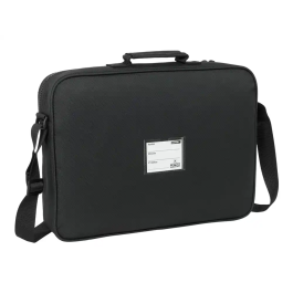 Cartera Escolar Munich Topo Negro 38 x 28 x 6 cm