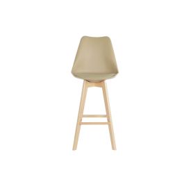 Taburete Scandi DKD Home Decor Beige 55 x 109 x 48.5 cm