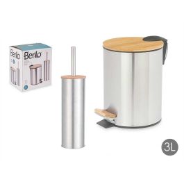 Set Papelera 3L Bambu Y Escobillero Bambu Acero Berilo 25X28CM (6 Unidades) Precio: 80.50000046. SKU: B1FCV7LHAQ