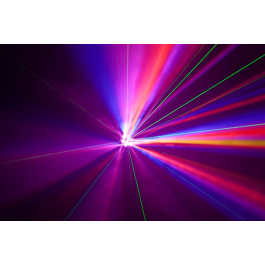 ALGAMLIGHT Luz Led Wash 6 x 15W Rgbw + Láser Verde 200Mw