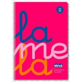 Lamela Cuaderno Espiral Folio 80H 90g Cuadrovía 5mm C/Margen Cubierta PP Rosa Fluorescente (5 Unidades) (5 Unidades) Precio: 24.50000014. SKU: S8411438