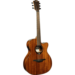 LAG Tramontane 98 Guitarra Acústica Auditorium Cutaway Electroacústica Caoba Maciza Natural