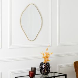 Home Deco Factory Espejo Dorado 44x60 cm