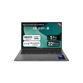 LG 16ZD90T-G.AX78B Portátil Gram 16" Ultraligero Intel Core Ultra 7-255H 16GB RAM 1TB SSD WQXGA Sin Sistema Operativo Precio: 1376.59000006. SKU: B1EYNHENRV