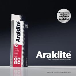 Cyanolit AUC7610594000060 Adhesivo Epoxi Bicomponente Araldite Rojo Raprid 2 x 100 ml Fraguado Rápido Alta Resistencia Multimaterial