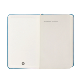 Antartik Cuaderno A6 Tapa Dura Hojas Cuadriculadas Azul Claro 100 Hojas 80gr FSC
