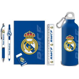 KIDS LICENSING Set Papelería + Botella Real Madrid