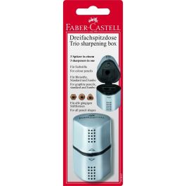 FABER-CASTELL Dreifachspitzdose Grip 2001 silber BK Precio: 16.50000044. SKU: B19DWNTB8F