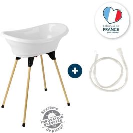 KIT DE BAÑERA THERMOBABY VASCO Lirio de los valles blanco: bañera + pies + manguera de desagüe Precio: 101.89000052. SKU: S7102654