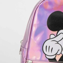 Mochila Casual Minnie Mouse Rosa 23 x 23 x 8 cm