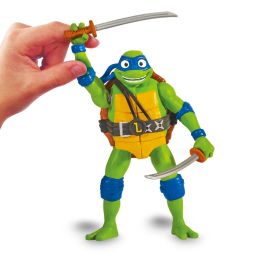 Figura tortugas ninja deluxe articulada. con sonidos y accesorios.15cm - modelos surtidos