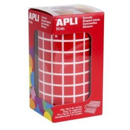 Apli Gomets Cuadrados 10 mm Rollo Rojo -Rollo 6372 Unidades- Precio: 3.50000002. SKU: B1GV8R46C3