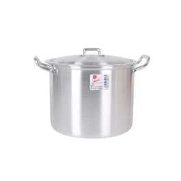 Olla con Tapa Aluminio 31,5 x 26 x 21 cm (8 Unidades)