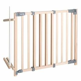 Roba Barrera de seguridad para bebés Safety Up - Madera, Ajustable 93,5-120,5 cm