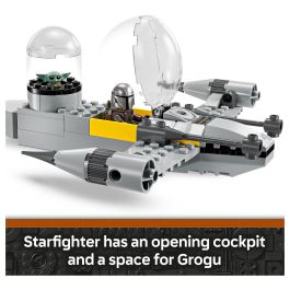 Lego Star Wars Caza Estelar N-1 de Mando y Grogu 75410 con 3 Personajes LEGO