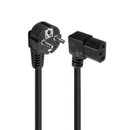 Ewent EC1910 Cable de transmisión Negro 1,8 m C13 acoplador Enchufe tipo F