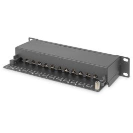 Digitus Patchpanel 1HE 12-Port Cat6 ClassE Apantallado Negro