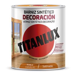 Barniz sintético decoración roble satinado 750 ml titanlux m11100234 Precio: 23.50000048. SKU: S7919510