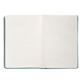 Cuaderno Con Gomilla Antartik Notes Tapa Dura A5 Hojas Rayas Verde Aguamarina 100 Hojas 80 gr Fsc