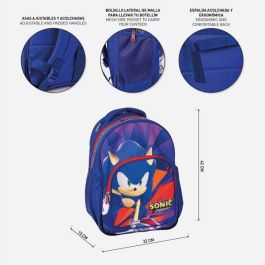 Cerdá Mochila Escolar Mediana Sonic Prime 42 cm Morada para Niños +3 Años Cerdá Mochila Escolar Mediana Sonic Prime 42 cm Morada para Niños +3 Años